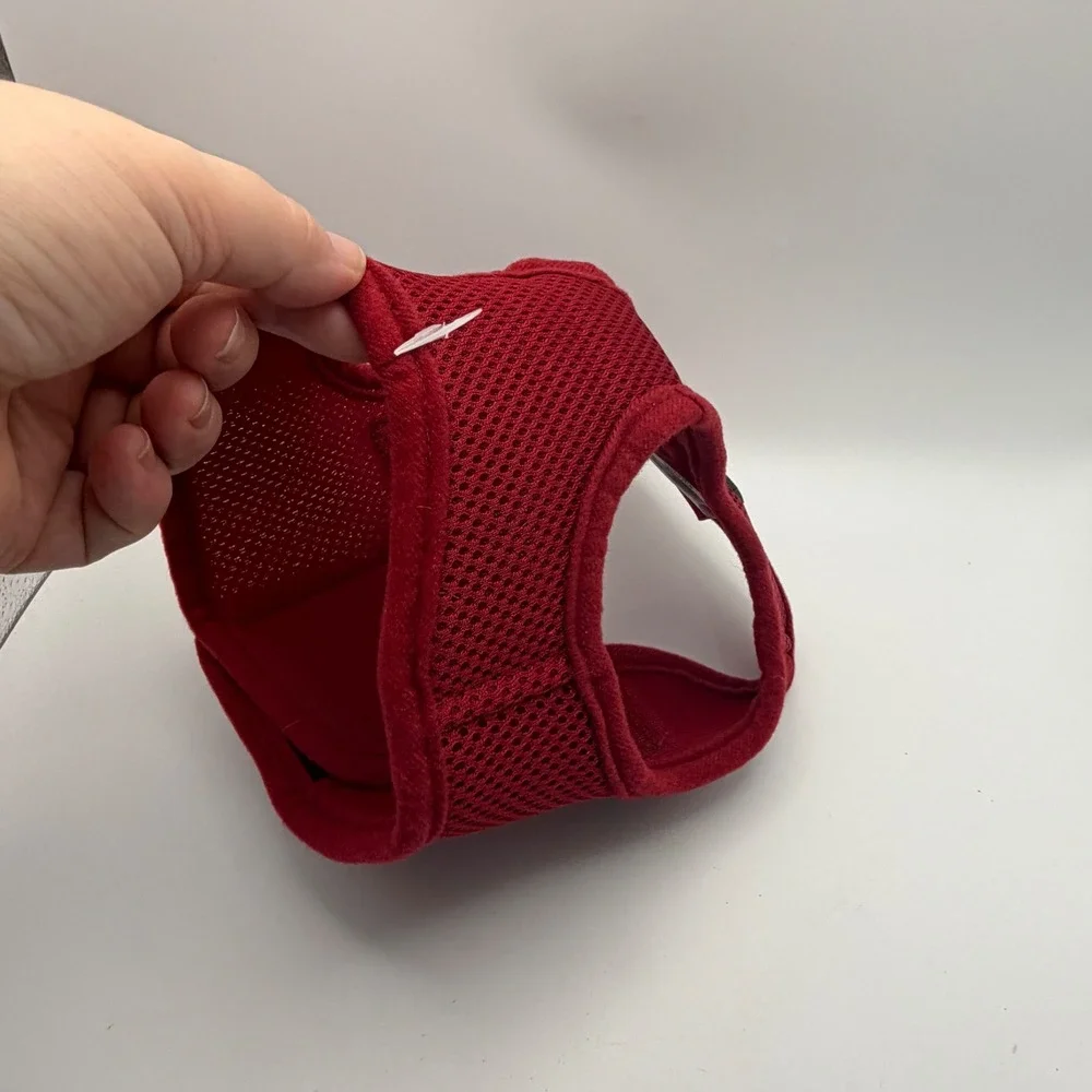 Puppia Soft‎ Vest Harness B Wine Red Air Mesh Step-In Dog Harness Size L